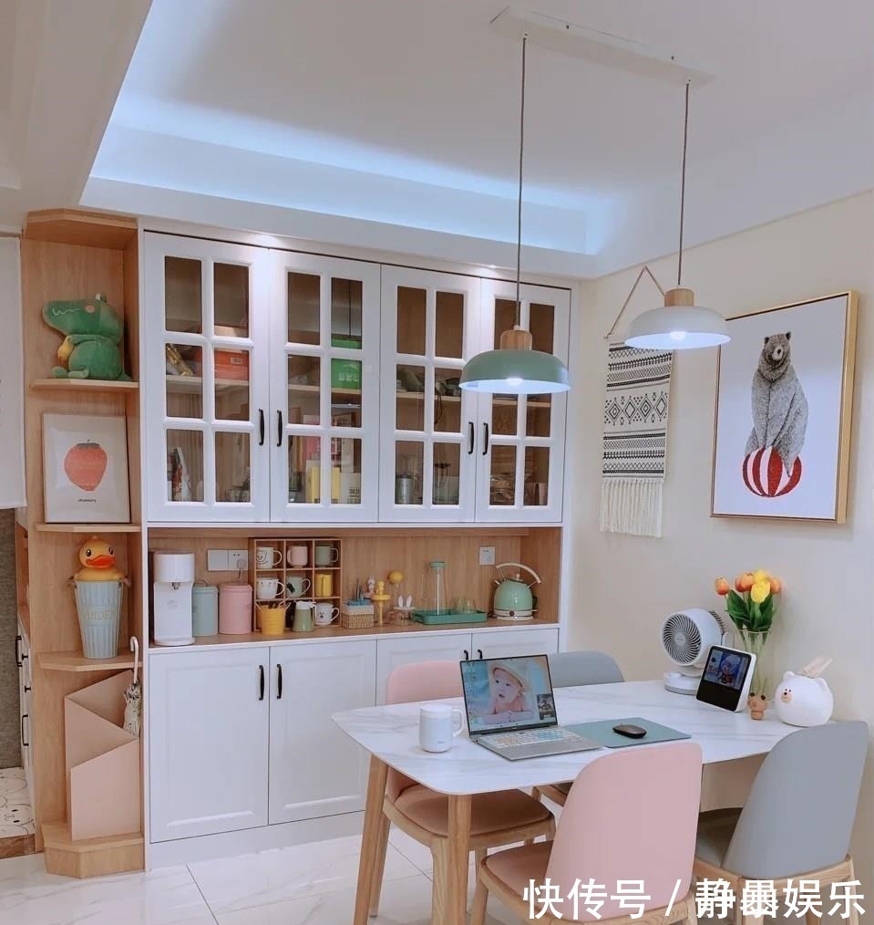 餐边柜|后悔没早点看见她家的装修,全屋温馨舒适到令人羡慕,越看越舒服