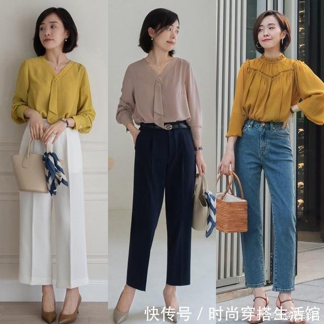 小姐姐|真正见过世面的女人,上衣不用买太多,备上这5种,怎么搭都好看