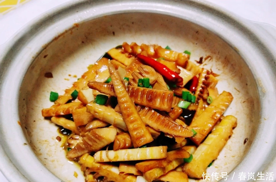 油焖春笋|美食家常菜推荐小河虾炒韭菜,啤酒红烧肉,油焖春笋,美味好吃