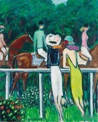 野兽主义#皮埃尔·卡西尼尔:领略野兽主义奔放节奏和表现主义浓烈意蕴油画作品