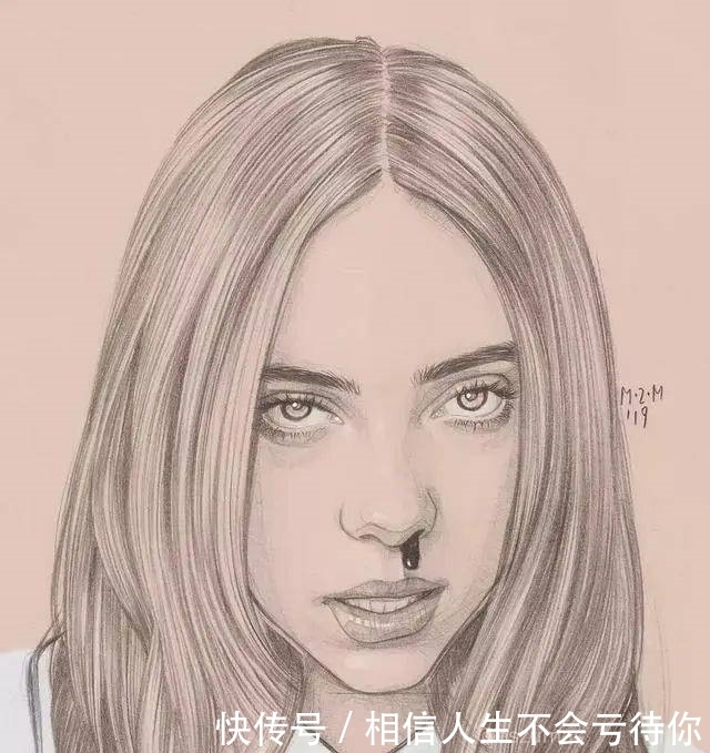 简洁的少女速写,灵动的美!