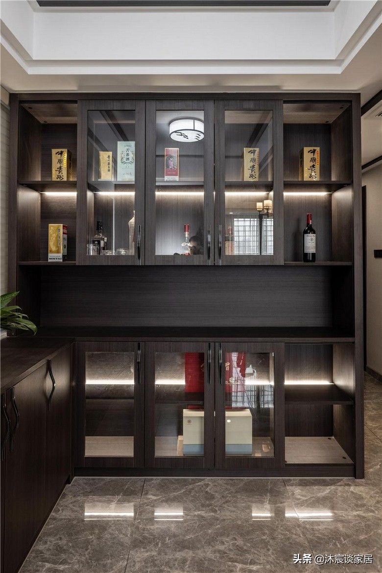 全景图|她,80后,二次装修选择现代中式,素雅沉稳大气的家,越看越中意