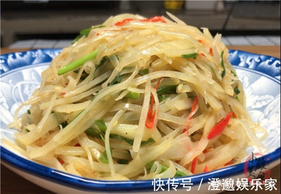 水冲|炒土豆丝时,先用水冲就错了!教你饭店大厨的诀窍,脆嫩不粘锅