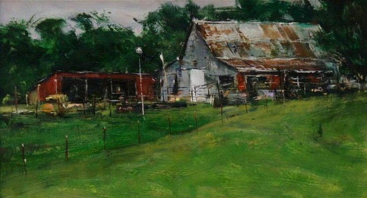 乡村@风景·乡村小景:美国油画家 约翰·奥斯汀·汉娜 的作品欣赏