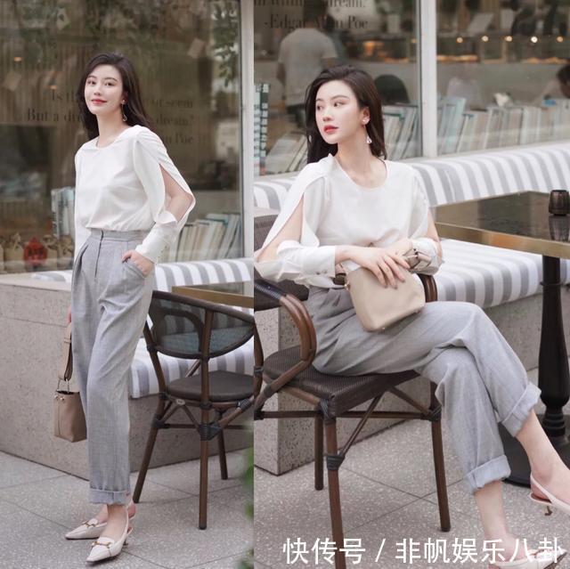 爱穿衬衫的女人太有气质了，看这个博主就知道了，文雅又高级