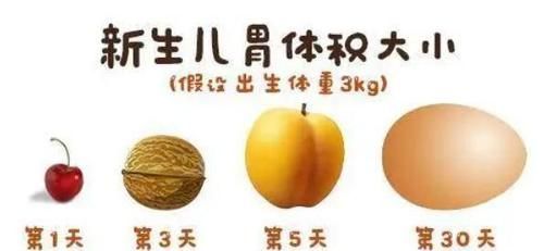 新生儿|新生儿胃有多大?看这张图就明白了,5个指标判断孩子是否吃饱