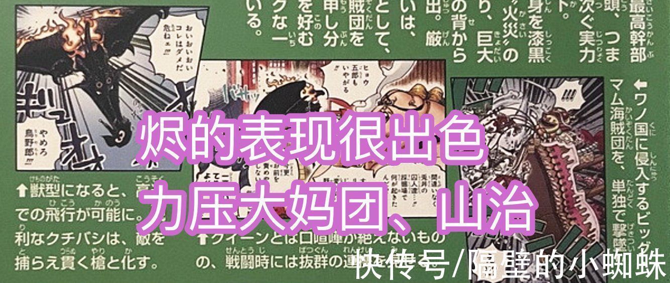 百兽海贼团|海贼王官方情报:烬的实力仅次于凯多,“人兽形态”公布,很恐怖