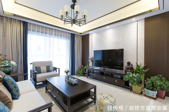 中式|在136平新中式温馨恬静的舒适环境，体味属于自己的静谧时光