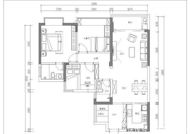 装饰画|她家不豪华，可进门让人眼前一亮！101㎡，简约风十足，真羡慕！