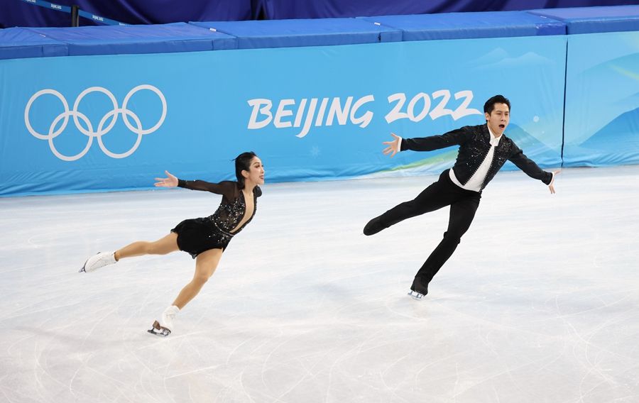 俄罗斯奥委会|北京冬奥会花滑团体赛——双人滑短节目赛况