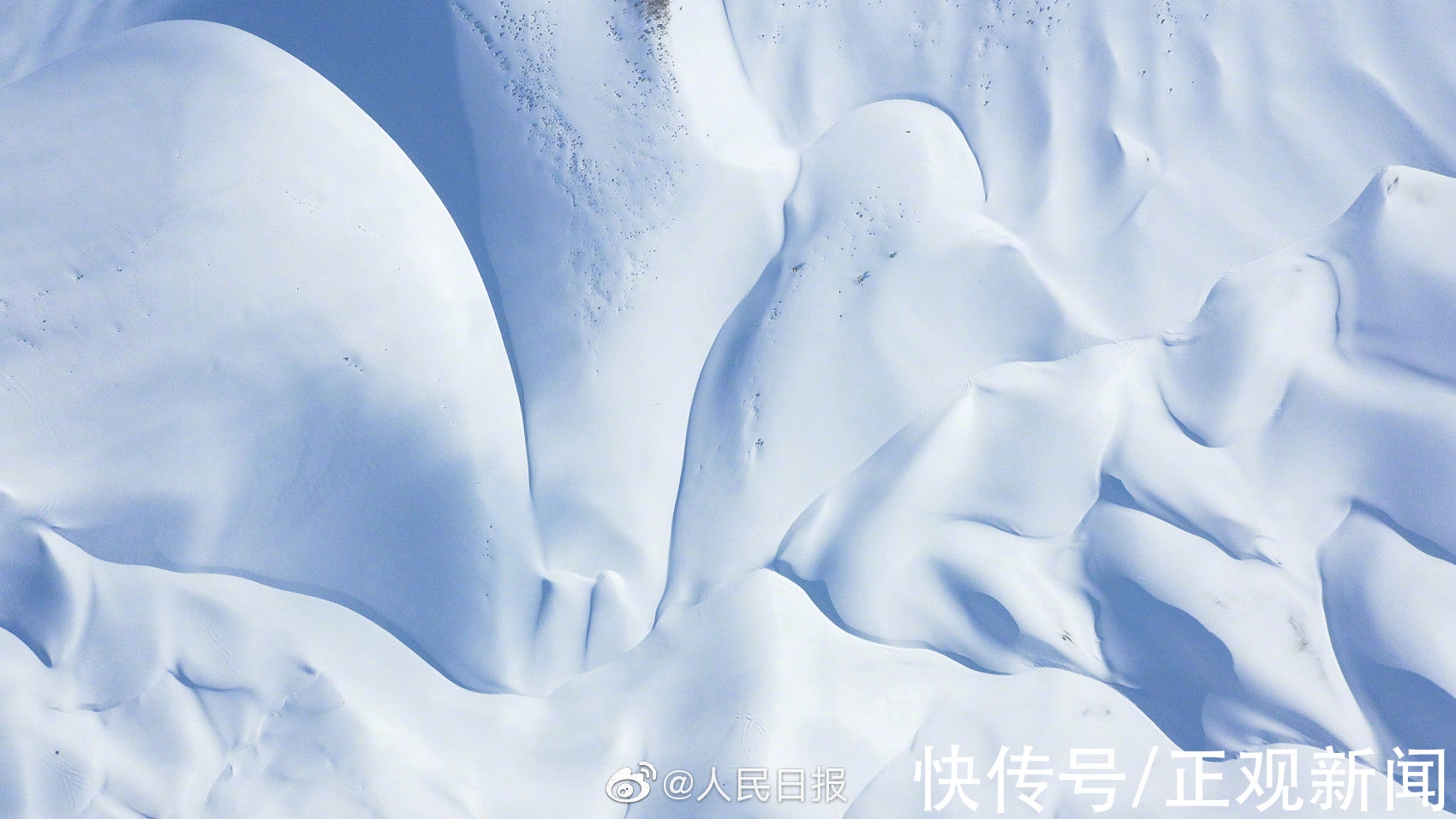 雪景|罕见美景！塔克拉玛干沙漠雪景宛若童话