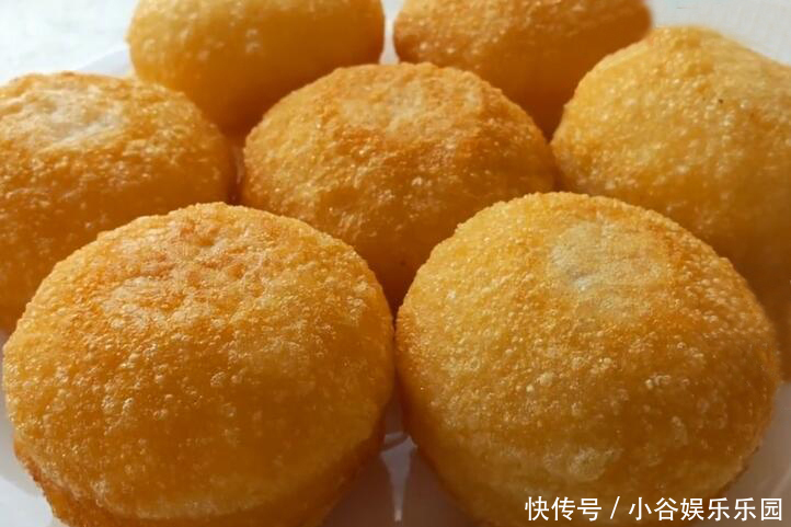 炸糕|我做的炸糕不用炸,简单一做6分钟上桌,外酥里嫩,比糖糕还酥脆