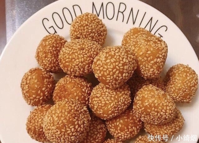 面粉|红薯别蒸着吃了,不放面粉,教你做麻球,软糯香甜,5块钱做3盘