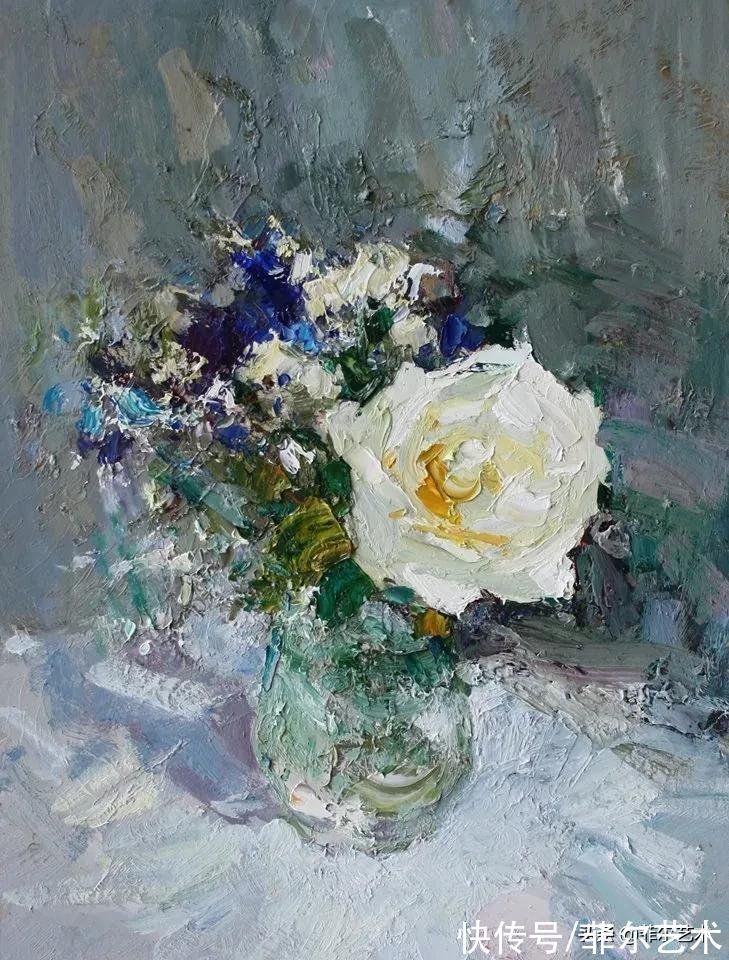 艺术学院&粗犷笔触,大块色彩~乌克兰画家伊诺泽姆采夫油画作品欣赏