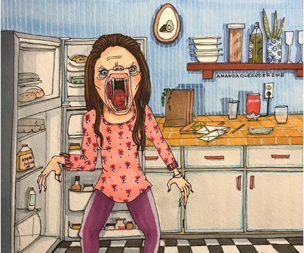 插画$14张关于女生的插画,每个女生都能在画中看到自己,极其真实