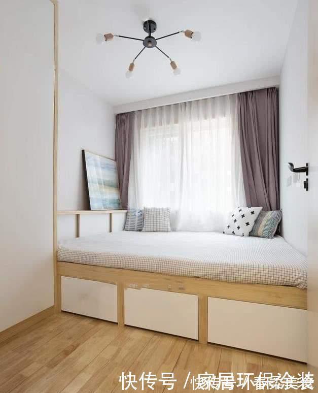 玄关|60平小两居,客厅抬高设计,次卧可住全家人,收纳满分时尚大气!