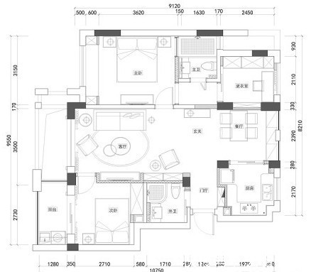 木色|89㎡的小房子北欧风设计,亮瞎你的眼!