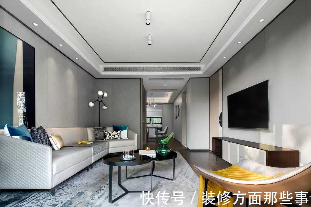 小天地|163平新中式四居室,感受清爽,开启一天的惬意精致