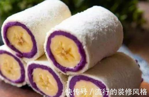 面包片|原来把紫薯和香蕉放在一起,竟然这么好吃上档次,千万不要错过
