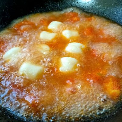 dh番茄鳕鱼丸子汤