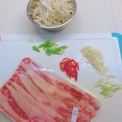 豆瓣酱|说起家常菜，肥牛炒豆芽不能少