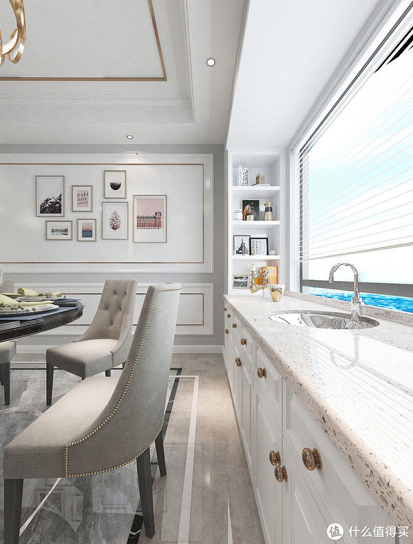 精致|256㎡现代轻奢风，精致、简约的设计往往更加的适合生活，这就是家