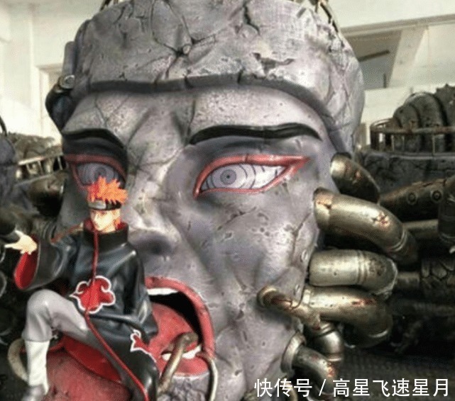 阎王|火影佩恩天道手办没特点,地狱道太丑,但两者“合体”很惊艳