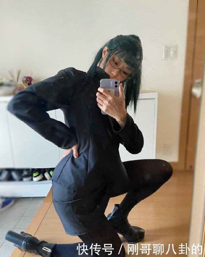 网友COS禅院真希，网友热评：真希本人不要随便从动漫里走出来