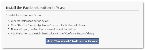 (facebook怎样上传信息)如何将发送到facebook的功能添加到Picasa