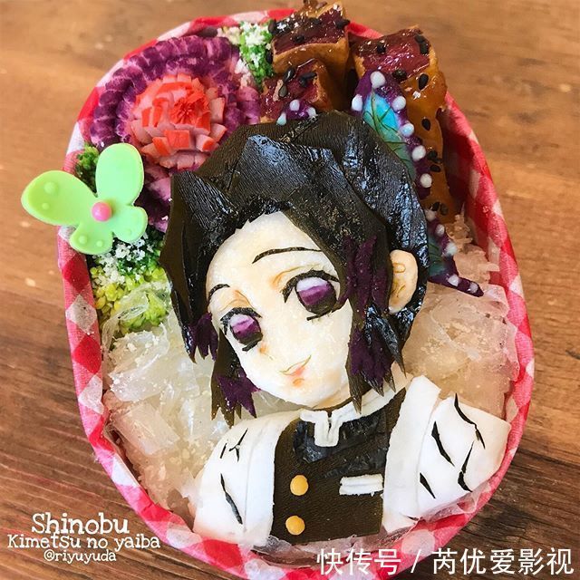 蜡笔小新|食物能量点满:鬼灭之刃角色便当,这么精美怎么舍得吃的下去