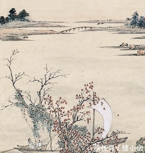 重阳秋色&扬帆山水间,项圣谟绘《重阳秋色》