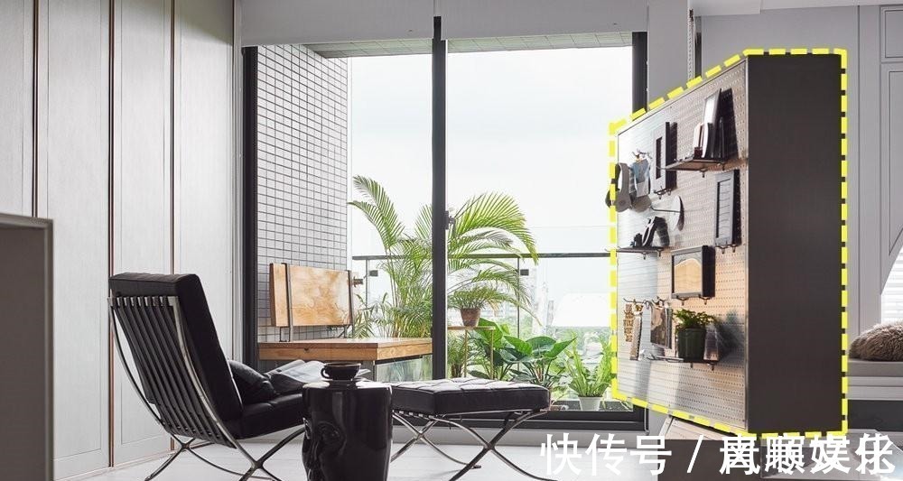 矮墙|实不相瞒,我早看不上传统电视墙了,换个可旋转的矮墙,人见人夸