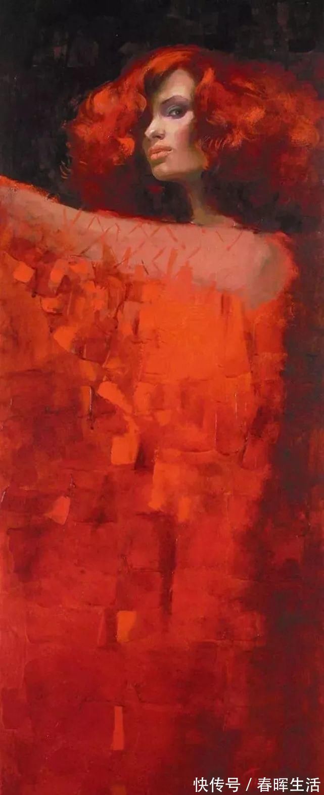 irene@她的油画有一种惊艳脱俗的美,乌克兰天才女画家艾琳·谢里