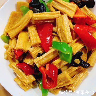 吃一次就上瘾的蒜香腐竹