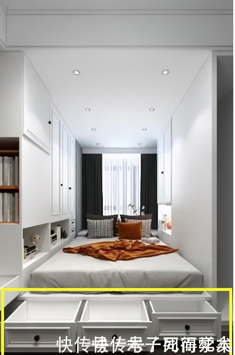 床头柜|卧室去床头柜化已成流行,用这种去代替,储物空间起码多3平米!