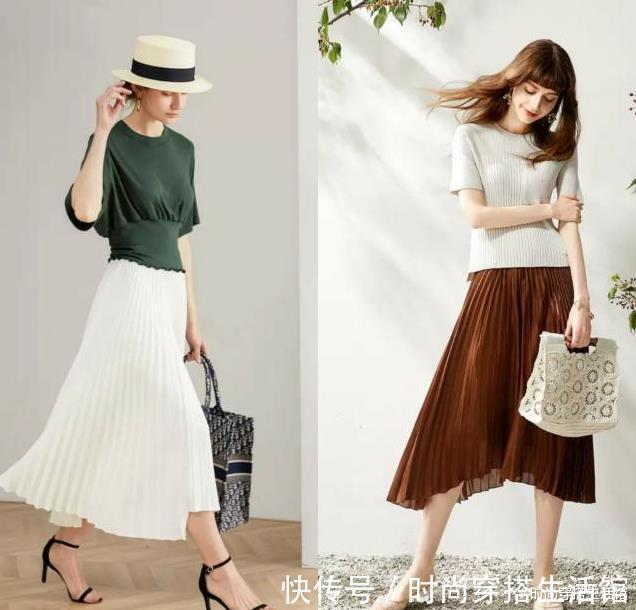 百褶裙|百褶裙怎么搭配好看？这样穿既时髦又有气质