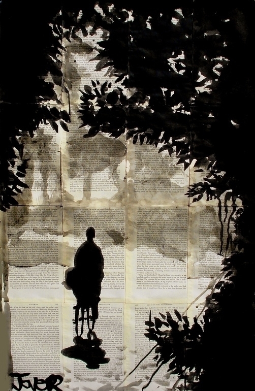 滴墨画&澳大利亚艺术家路易·乔弗的滴墨画,美得很特别!