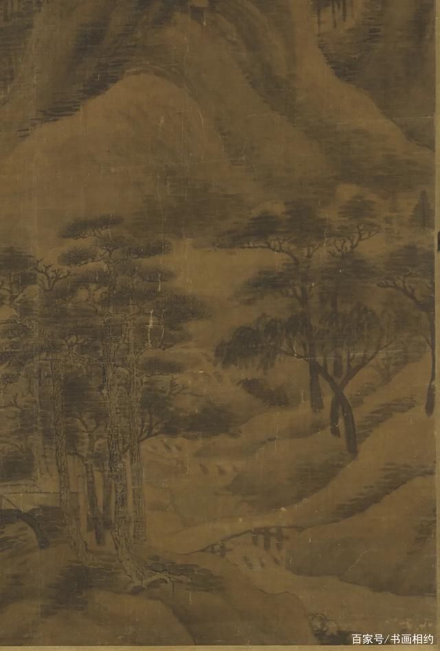 台北故宫博物院$赏画|元代画家高克恭《群峰秋色轴》
