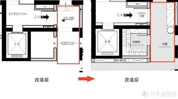 玄关|北京三环360㎡大平层,两房贯通+超大露台,一家四口住的简直太爽