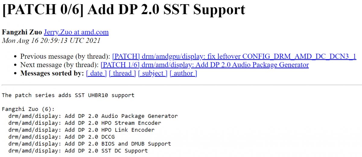 显示器|AMD RDNA3 显卡有望支持 DisplayPort 2.0 接口