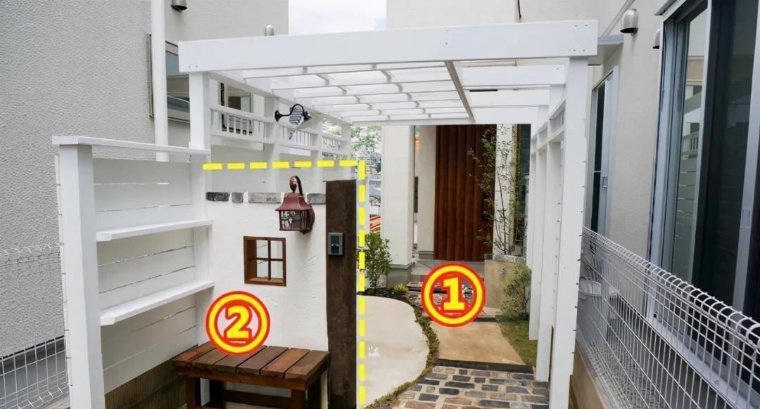 博主|入户就该学日本这样去折腾，一分为二进行造景，进出都满满仪式感