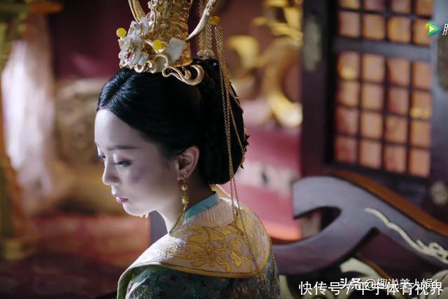 独孤伽罗|现在古装女的发型简单到一顶发冠就解决了,看看过去的发型多精致