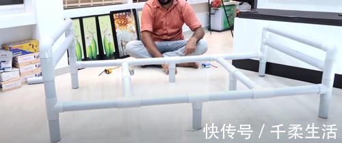 pvc管|外国达人用PVC管做张单人床,承重200斤比成品床结实,真会省钱