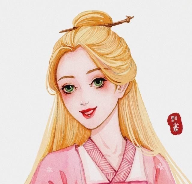 发型 迪士尼公主们不仅换了发型,还穿上了汉服,这份中国风太美了
