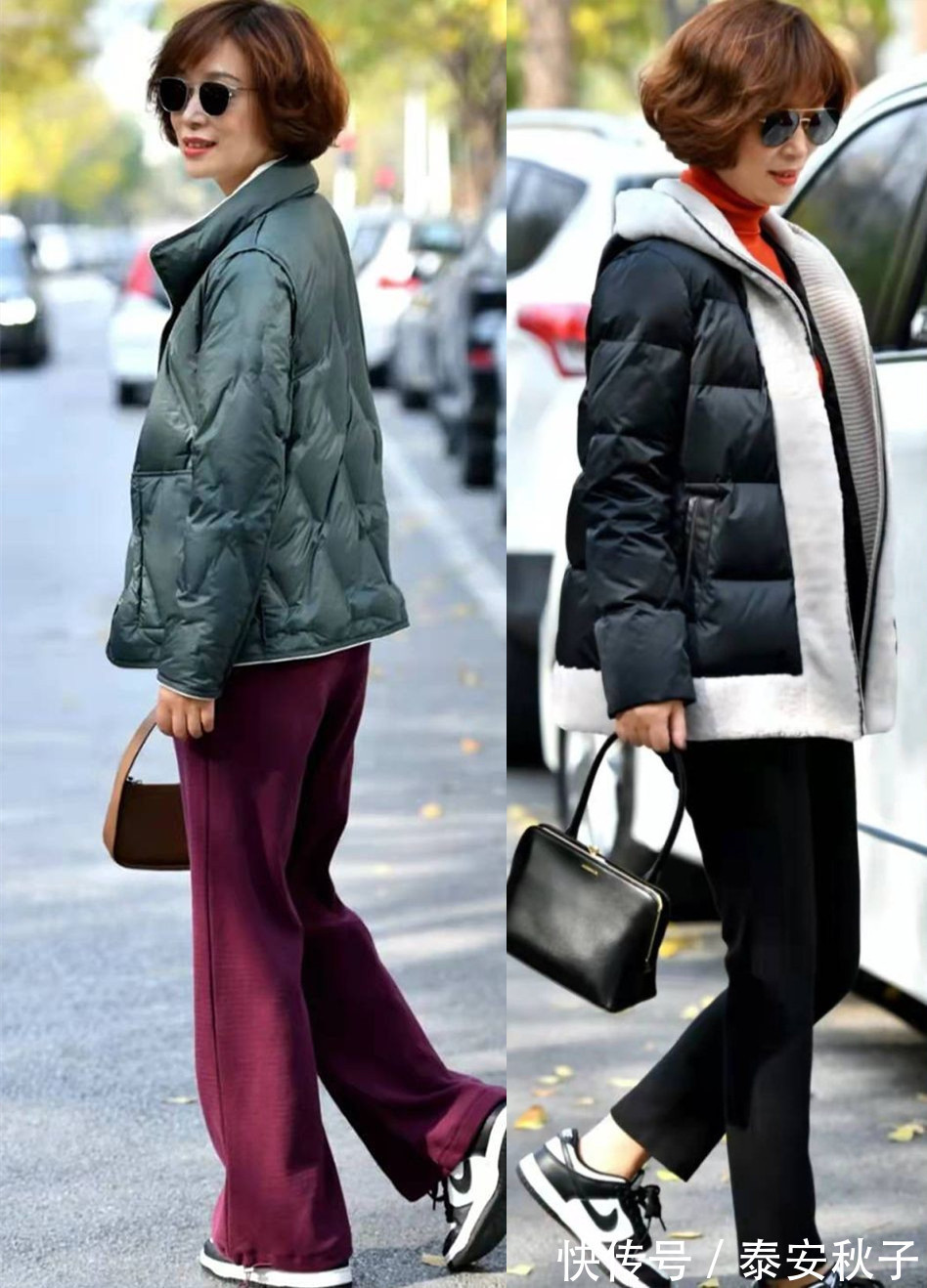 针织开衫 女人再懒,也别穿棉睡衣出门!50岁“大妈”教你这样穿:优雅显高级!