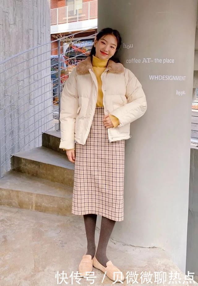 搭配|“羽绒服+裙子”才是冬天正确的打开方式!