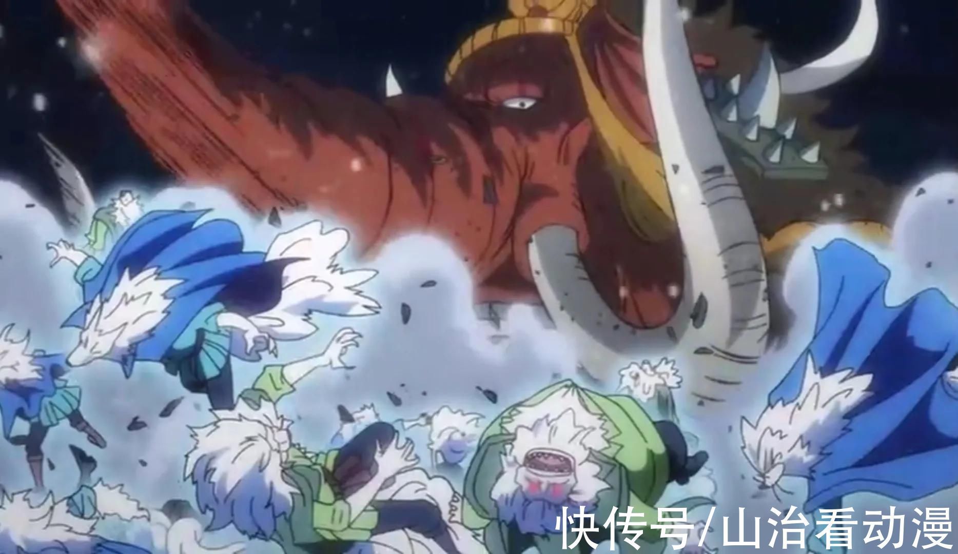 月狮|海贼王1000集:旱灾杰克干掉一群毛皮族,却被犬岚秒杀,堪称劳模