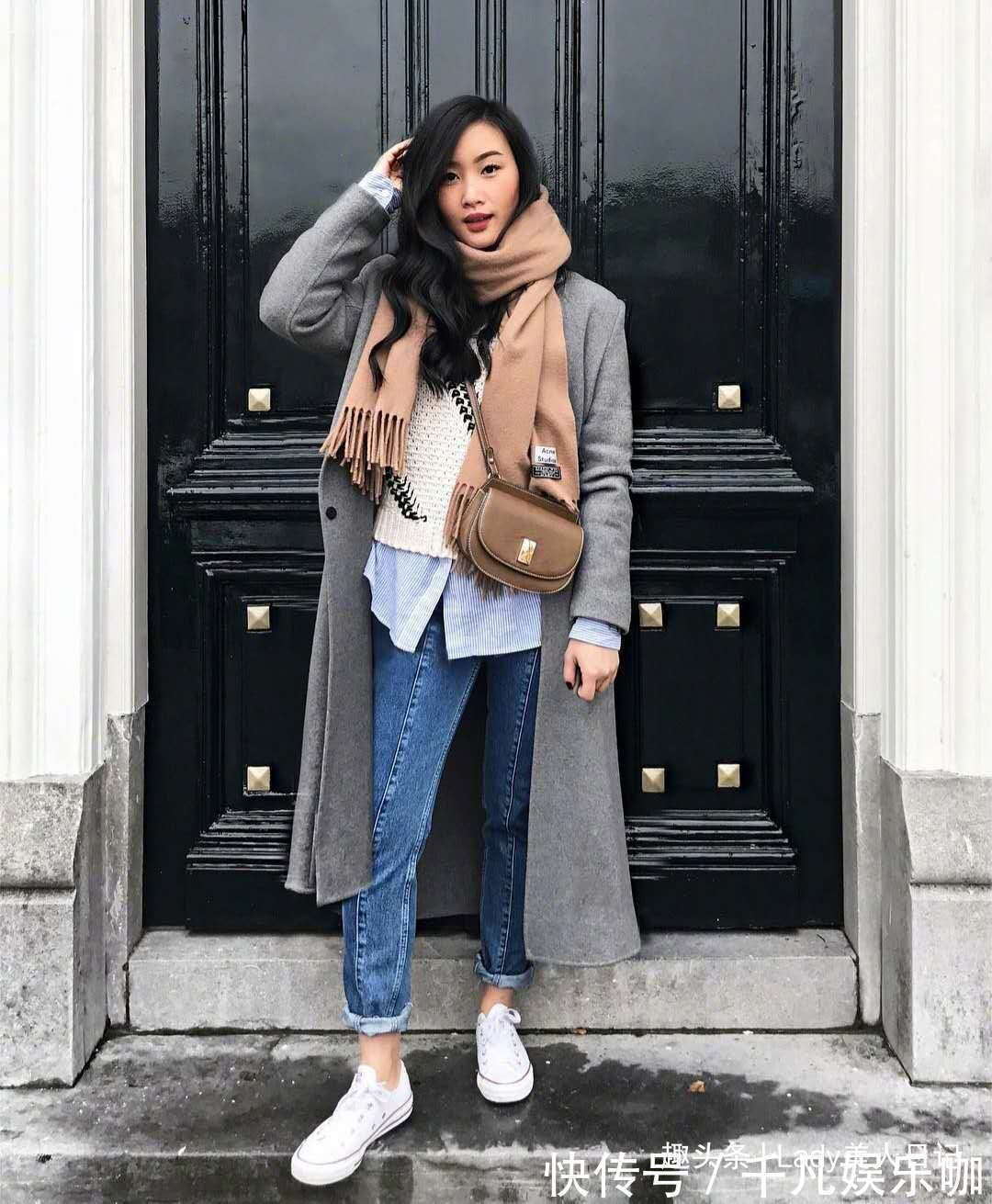 小个子 快来,显高显瘦的“长风衣/大衣”穿搭,经典实用,小个子更要看