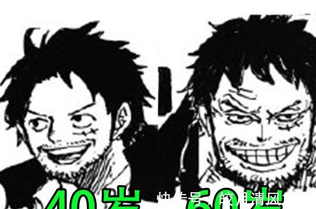 雷利|海贼王角色60岁时都啥样,作者亲自动笔,路飞像卡普娜美没变化