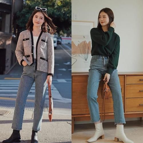 九分裤+短靴=今春显高cp，气质利落又时髦，小个子也能穿